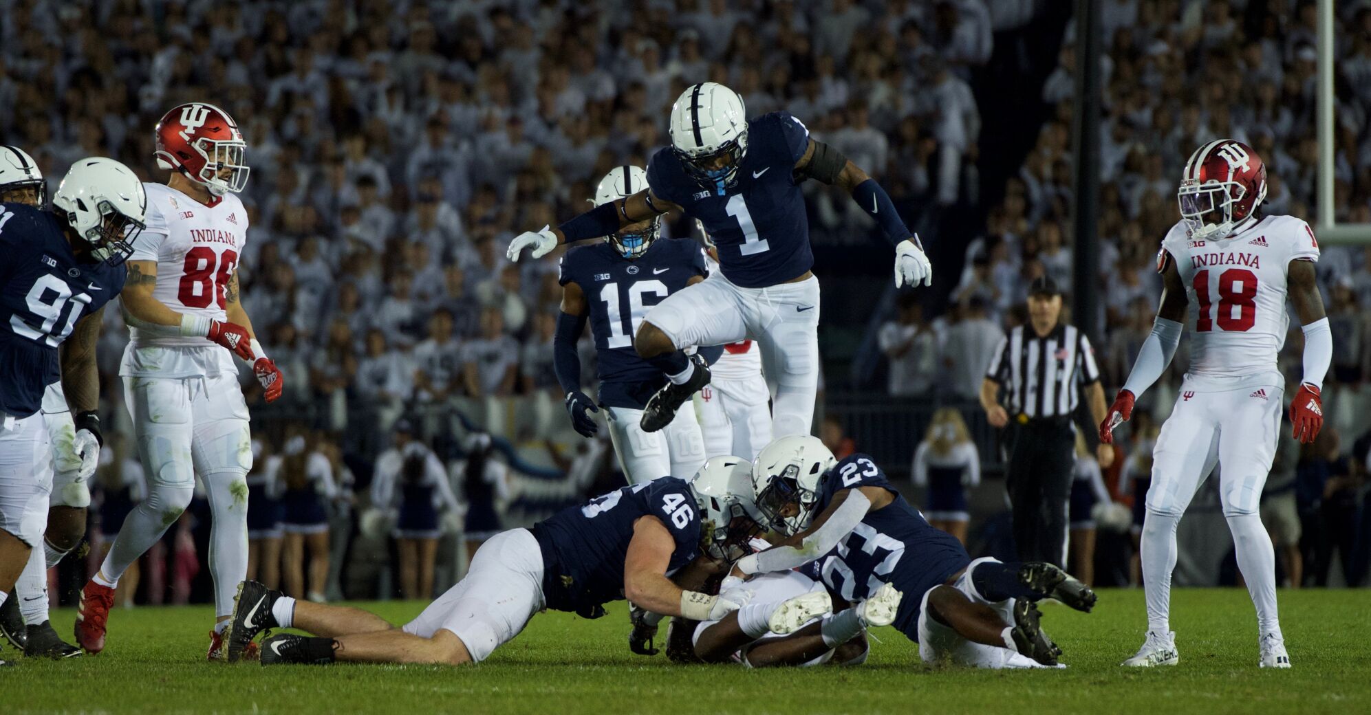 Penn State football vs Indiana, Brisker (1)